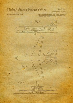 53 Caravelle Jet Airplane