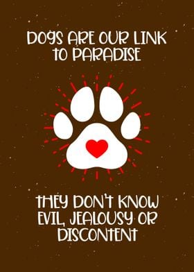 Dog And Paradise Quote 