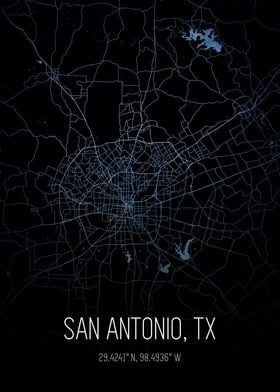 San Antonio City Map