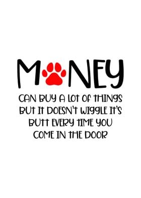 Funny Dog Quote Wall Art