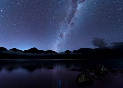 Night milky way