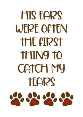 Paw Catch My Tears Decor 