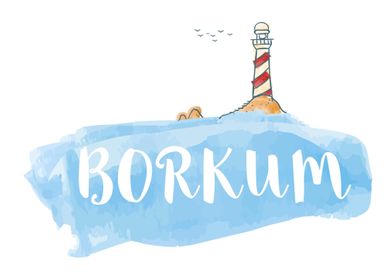 Borkum Nordsee Motiv