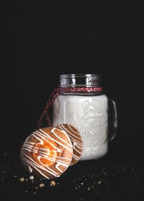 Cookies and milk Xmas