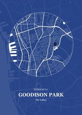 Goodison Park Stadium Map