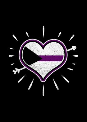 Heart Demisexual Pride