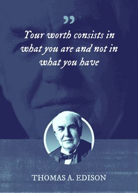 Your worth consists in