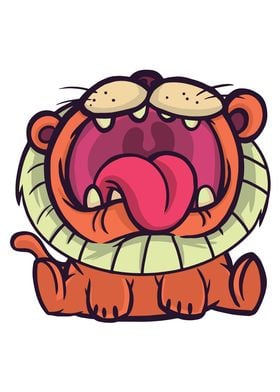 Funny Crying Lion Baby Kid