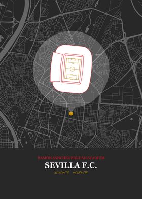 Sevilla FC Stadium Map
