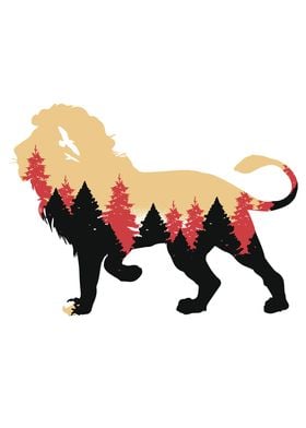 Lion Forest Hiking Gift