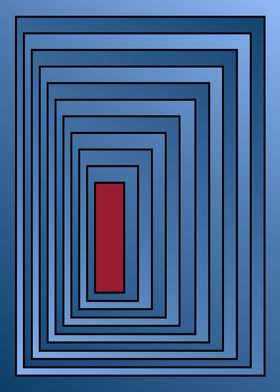 Rectangles red and blue