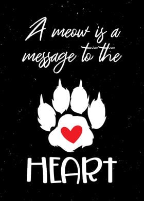 Paw Heart Wall Art 