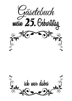 Gaesteliste 25 Geburtstag