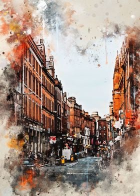 Dublin in Watercolor