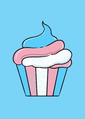 Cupcake Trans Pride