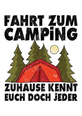 Fahrt zum Camping Lustig