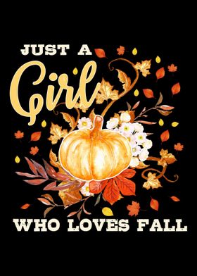 Girl Loves Fall