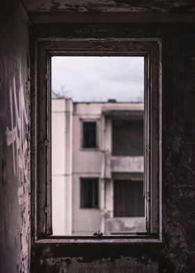 Window to abandoned flat