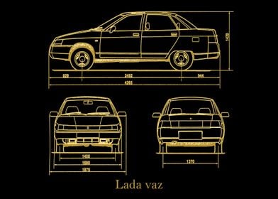 lada vaz  gold 