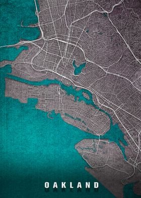 Oakland City Map