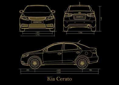 Kia Cerato 2009  gold 