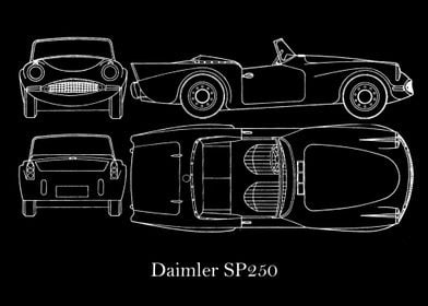 Daimler SP250 Blueprint