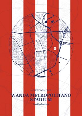Wanda Metropolitano Map