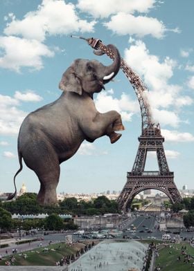 Elephant in Paris