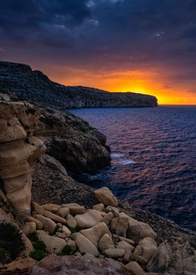 Sea Sunrise in Malta