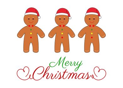 Christmas gingerbread men