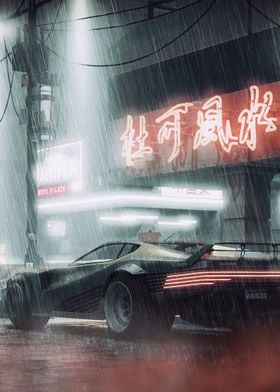 Cyberpunk China Town