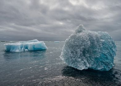 Iceland beach Jokulsarlon