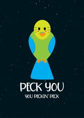 Peck You Bird Wall Art