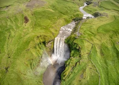 Skgafoss Waterfall