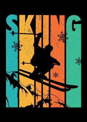 Skiing skiers Gift