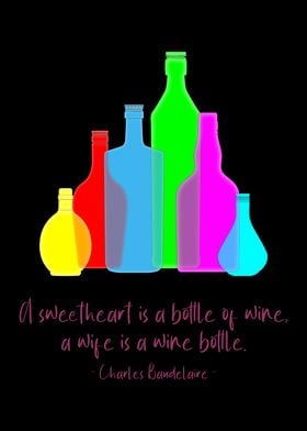 Sweetheart Bottle Of Wine