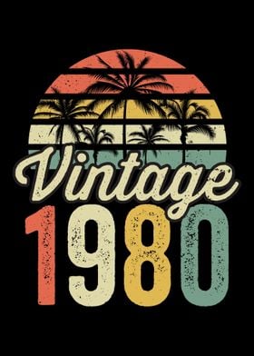 Vintage born 1980