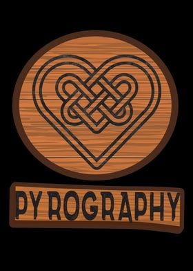 Pyrography Celtic Heart