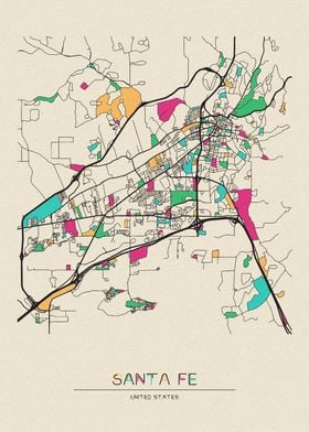 Santa Fe Map