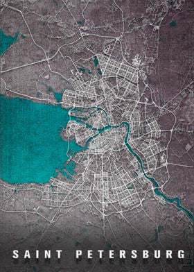 Saint Petersburg Map