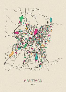 Santiago Map