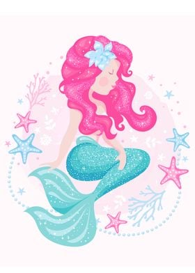  Beautiful mermaid