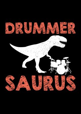 Dinosaur Drummer Gift Idea