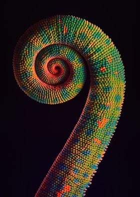 Chameleon tail