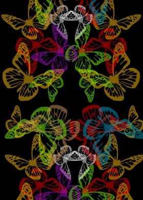 Colorful butterflies