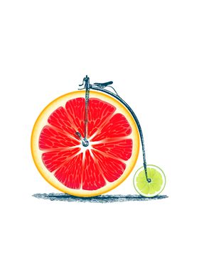 Red Orange Lime Bike