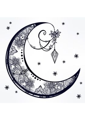 Crescent Moon Design