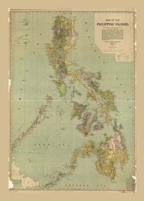 Philippines Map 1908