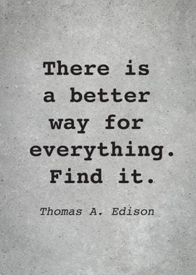 Thomas Edison Quote L005