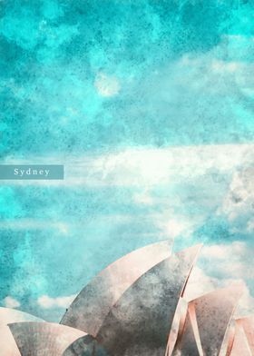 Watercolor Sydney Opera